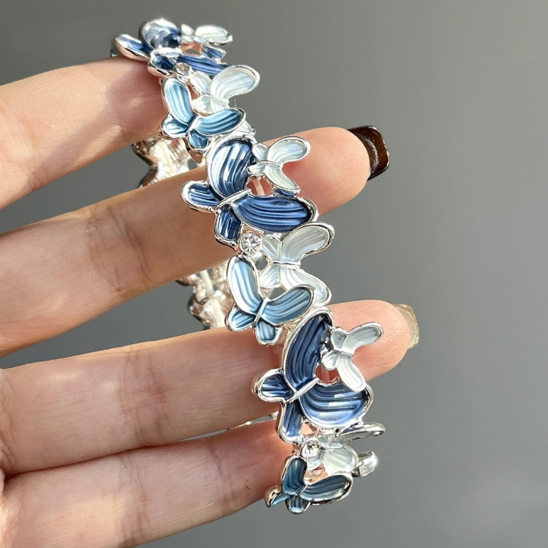 Dancing Butterfly Enamel Handmade Bracelet