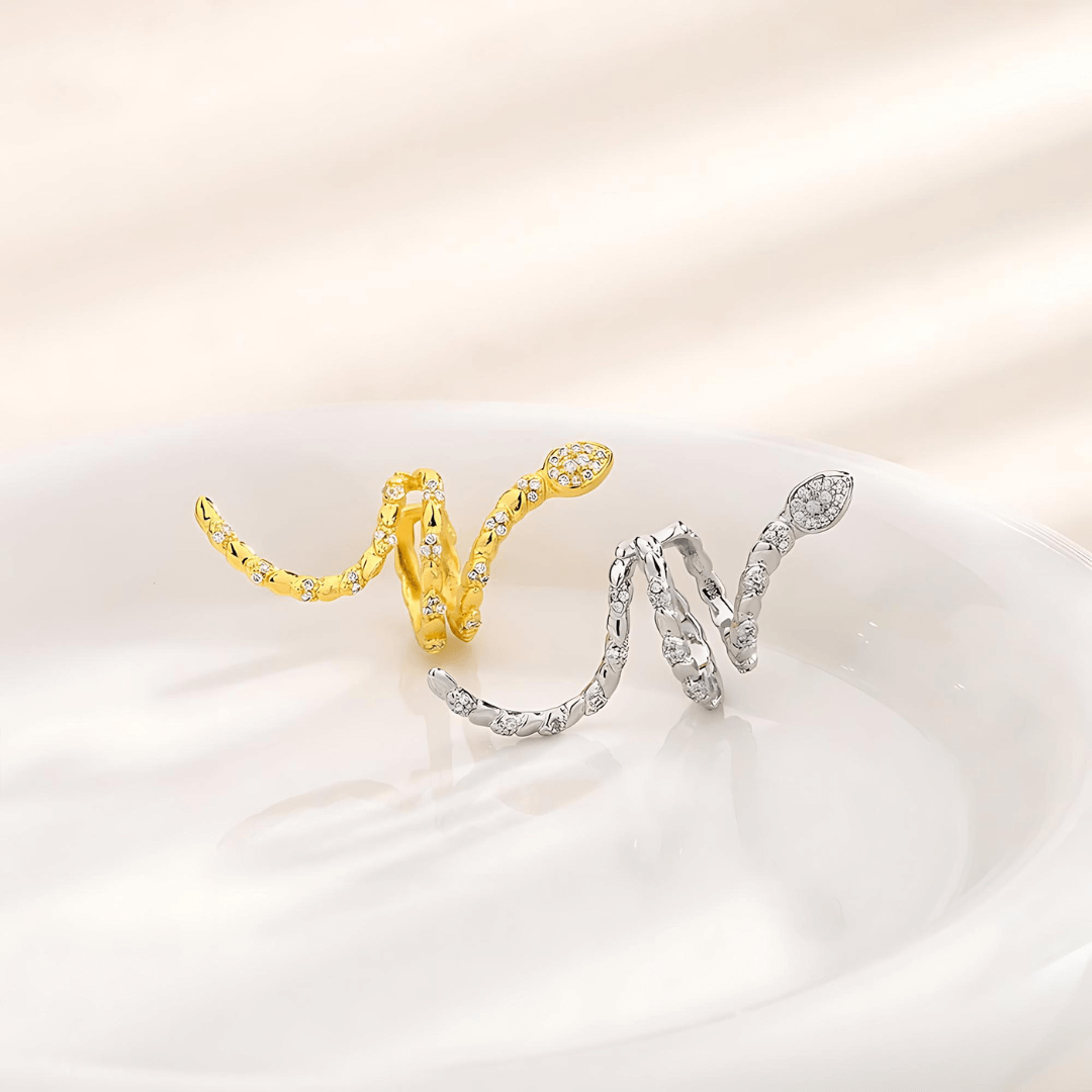 Stylish Silver Snake Ear Cuff