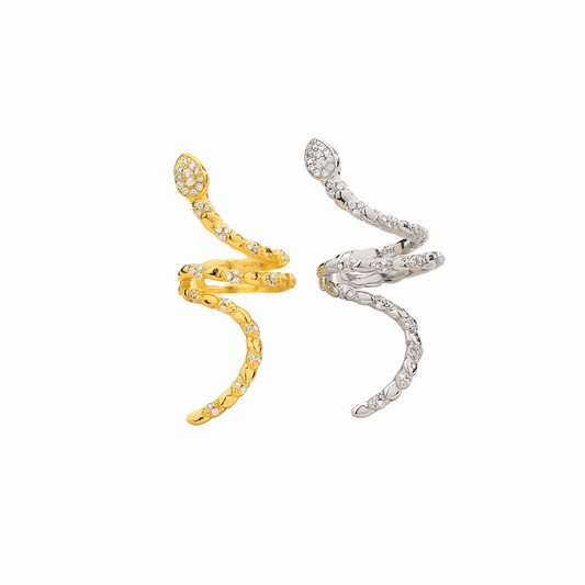 Stylish Silver Snake Ear Cuff