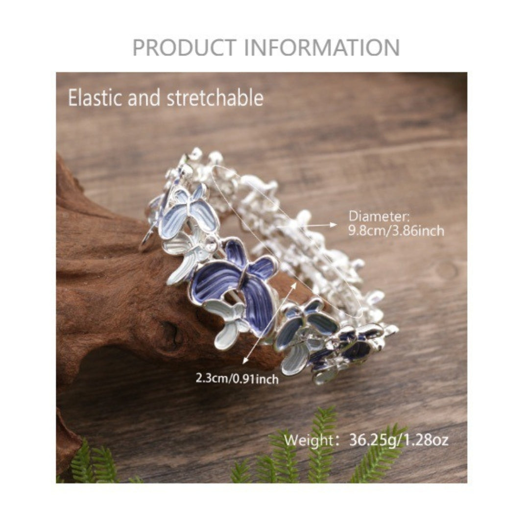 Dancing Butterfly Enamel Handmade Bracelet