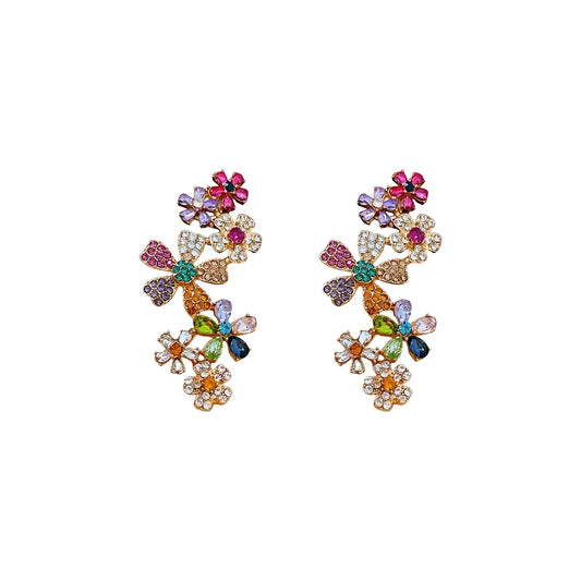 Summer Flower Bloom Ear Clip Earring | H6959