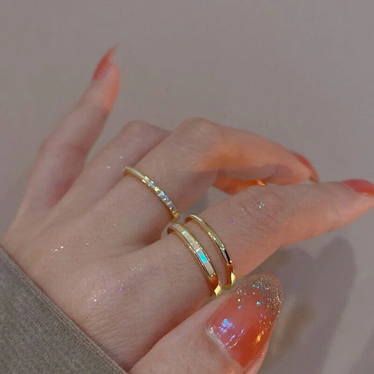 Conch Shell Layer Stacking Ring Set | A8385