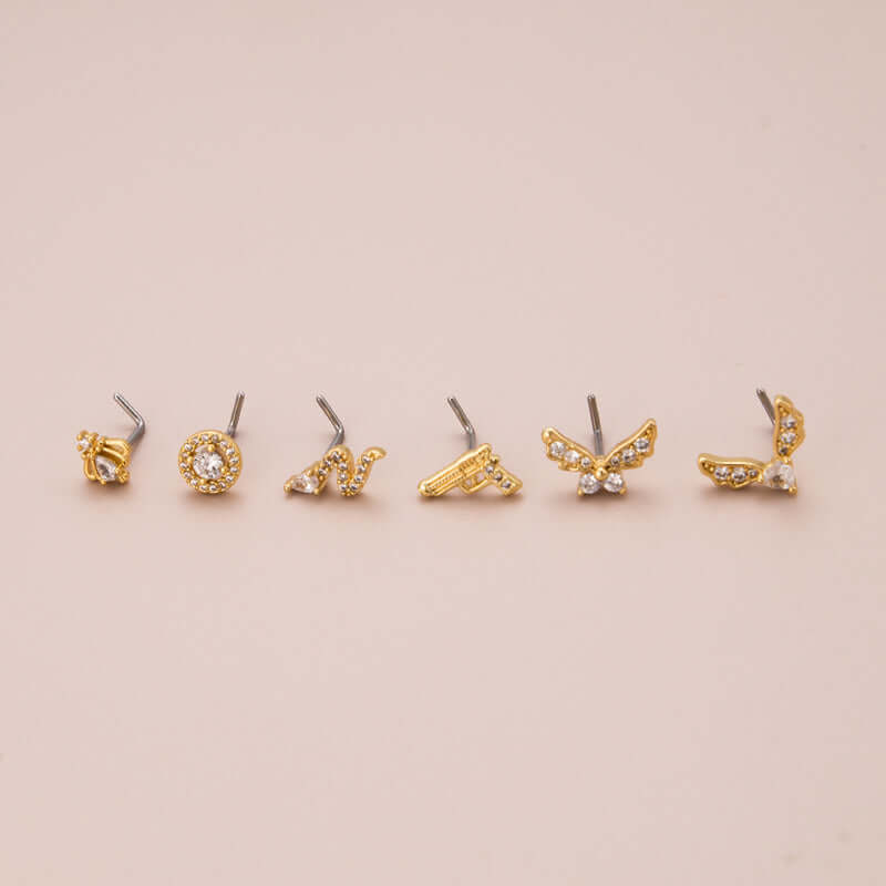 Hypoallergenic Animal Nose Ring Piercings