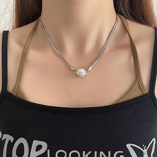 Magnetic Ball Layering Necklace