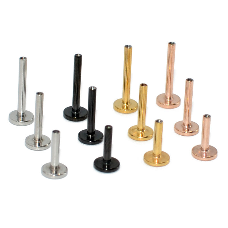 16G Titanium Internally Threaded Replacement Labret Bar