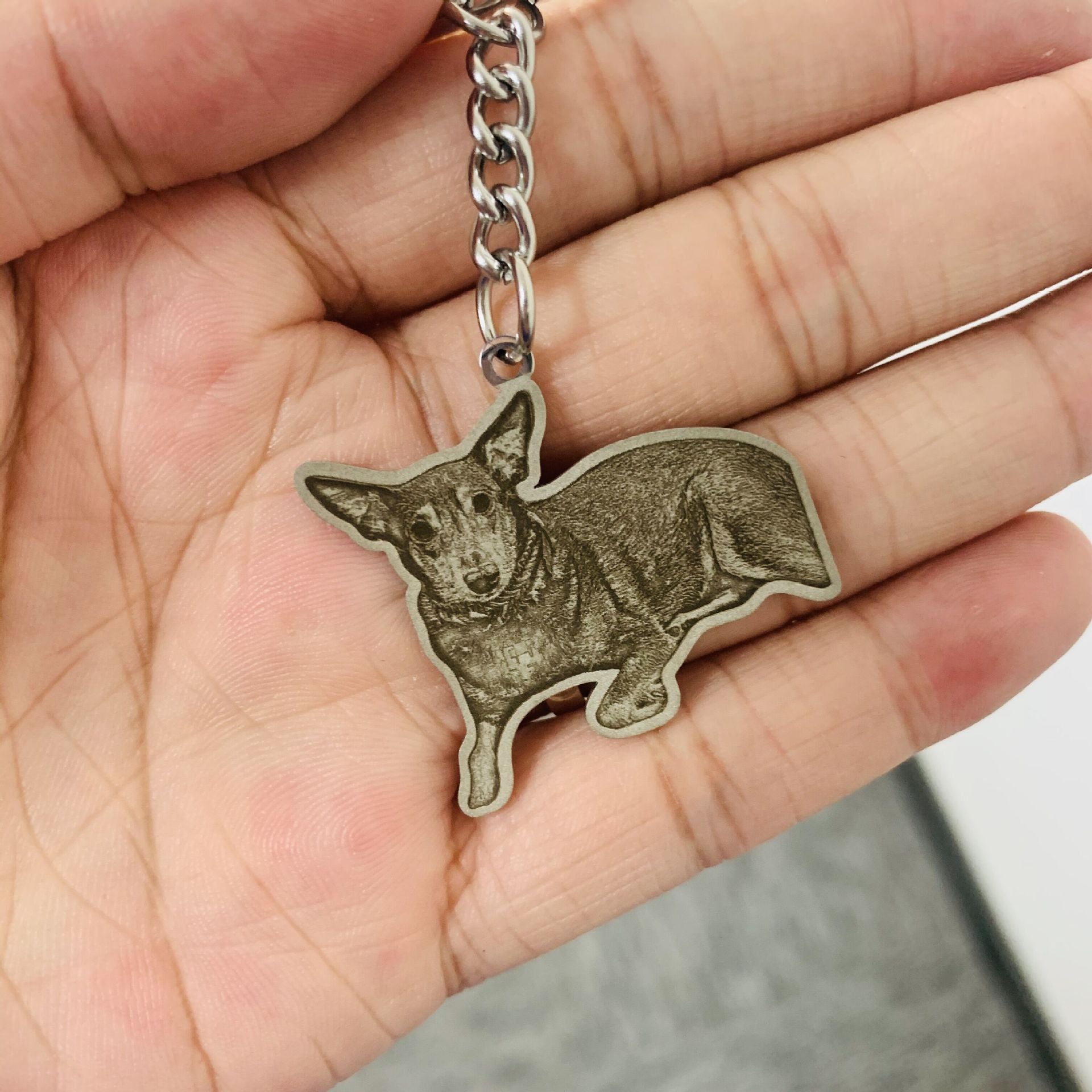 Dog Portrait Pendant Necklace