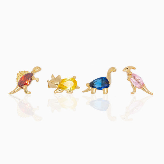20G Color Dinosaur Cute Helix Second Hole Barbell Stud