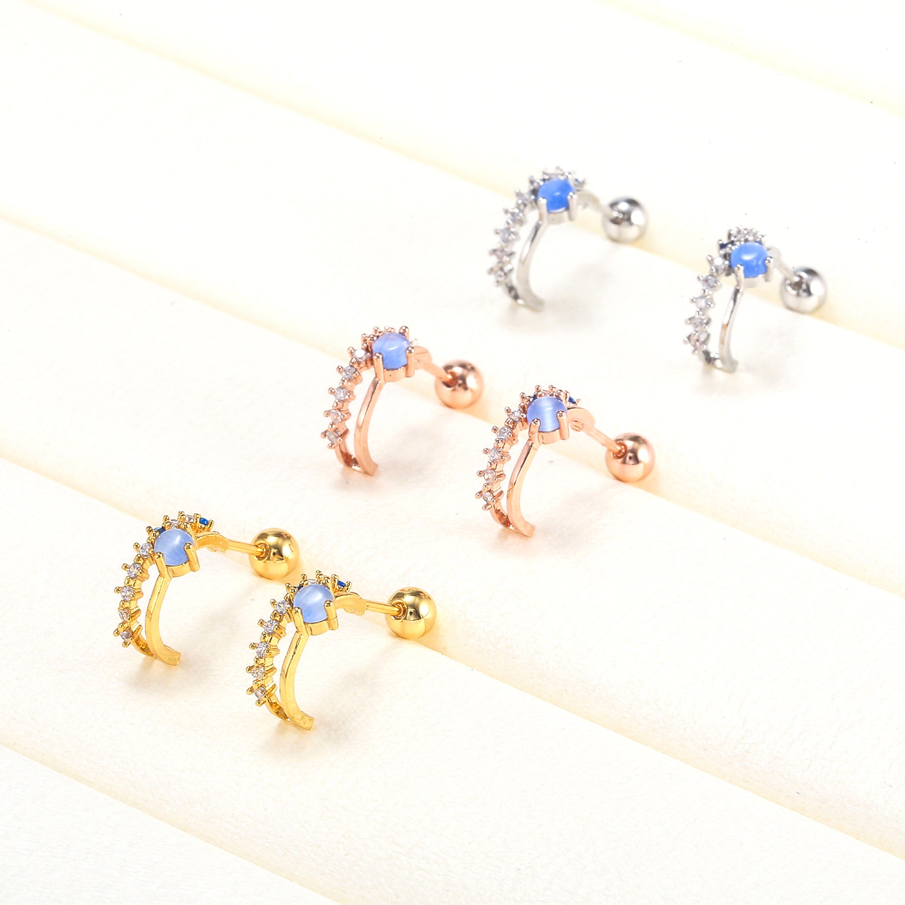 20G Galaxy Conch Piercing Stud