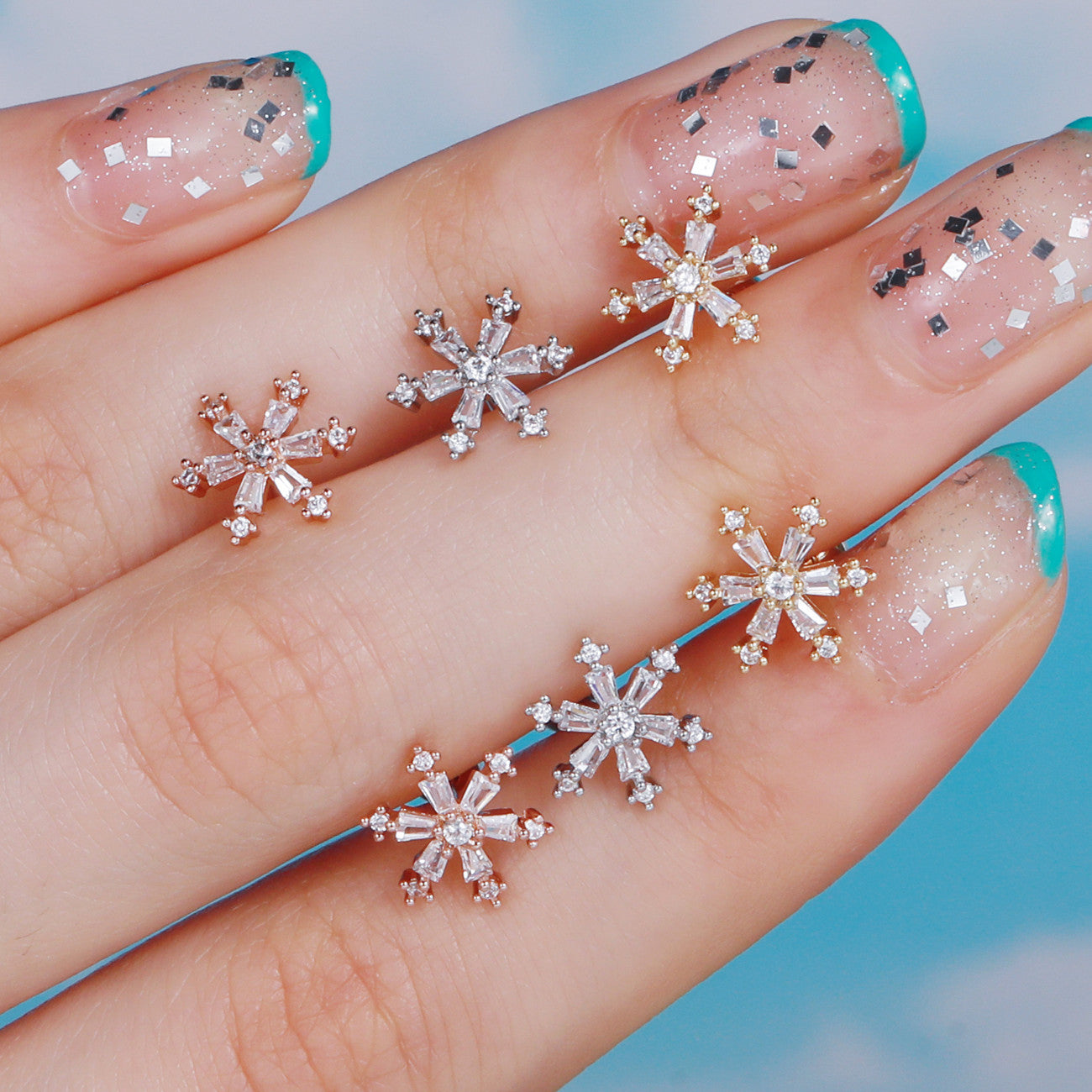 20G Snow Conch Helix Stud