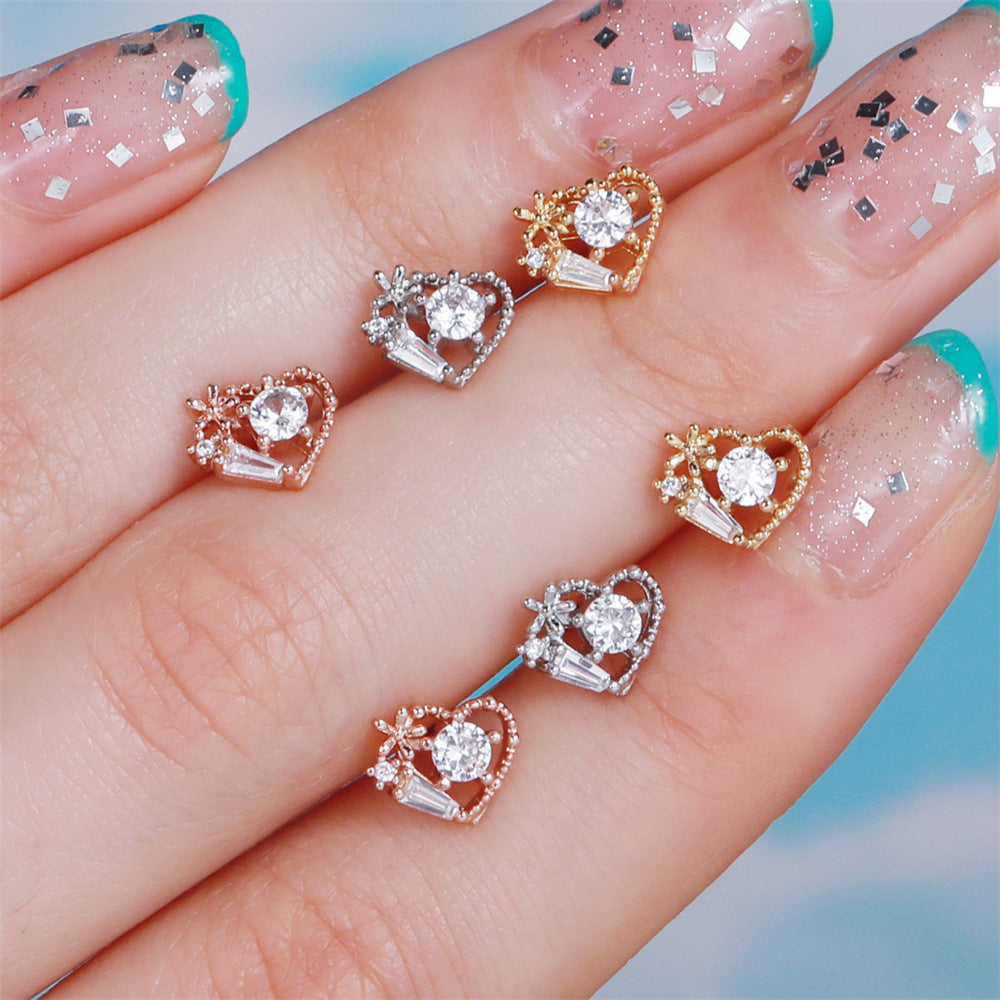 20G Heart conch Stud Jewelry