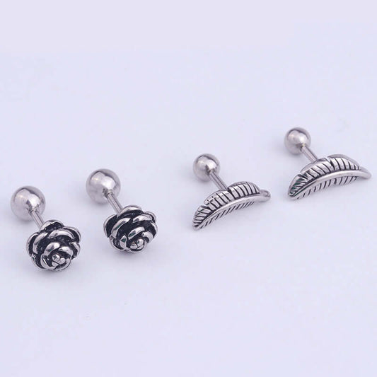 cartilage earrings, piercing jewelry, cartilage piercing, body jewelry, helix piercing, helix earrings, tragus piercing