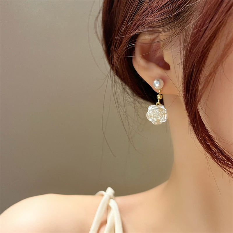 Flower Pearl Earrings