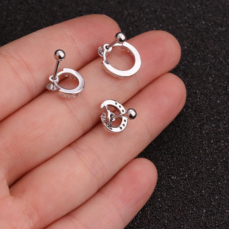 cartilage earrings, piercing jewelry, cartilage piercing, body jewelry, helix piercing, helix earrings, tragus piercing, flower earrings, flower cartilage earrings