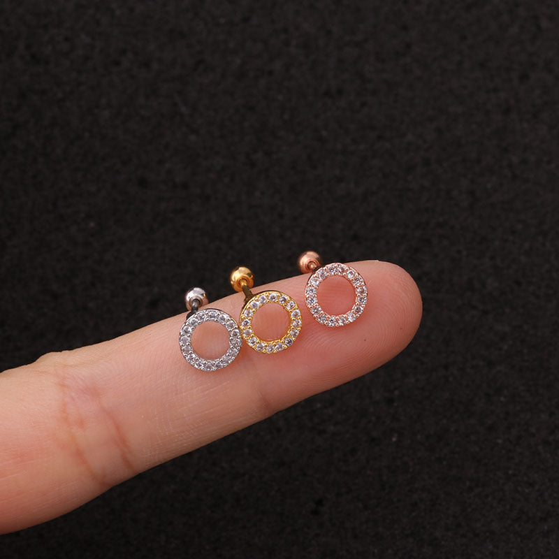 20G Circle Dangle Helix Tragus Earrings