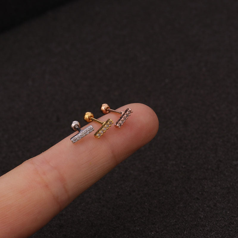 20G Small Cherry Piercing Stud Helix Earrings