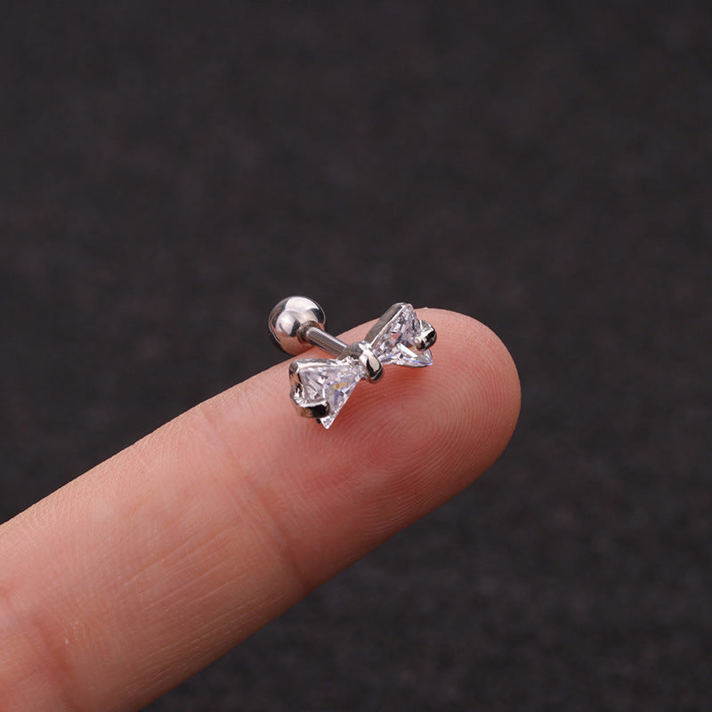 16G Heart Stud Love Conch Upper Piercing Studs