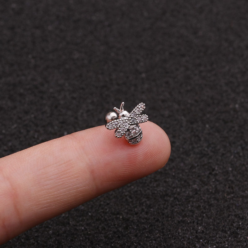 20G Cartilage Bumble Bee Conch Earrings