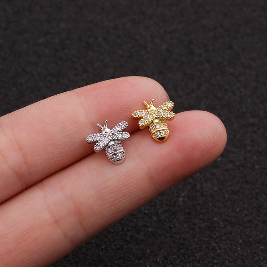 20G Cartilage Bumble Bee Conch Earrings