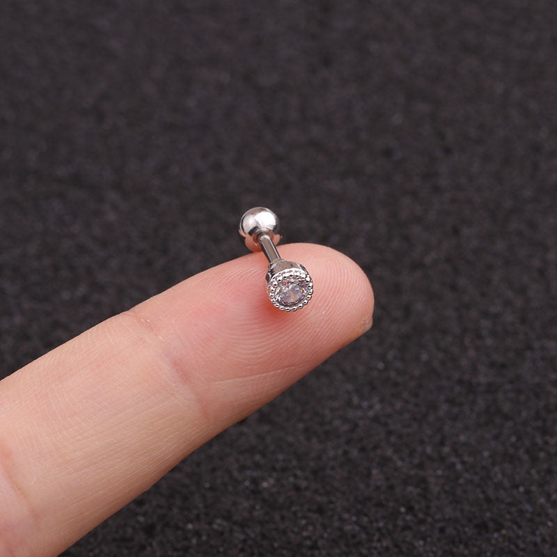 16G Cartilage Tiny Stud Earring, Conch Tragus Helix Earrings