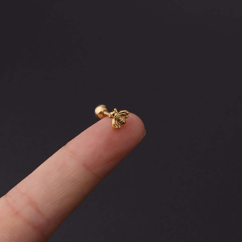 16G Bumble Bee Conch Stud Helix Piercings