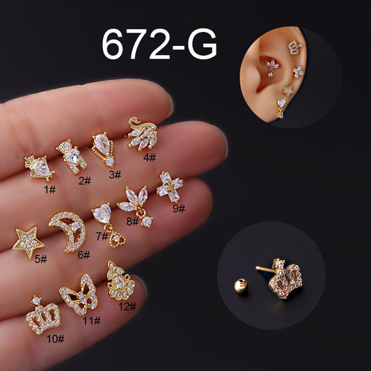 cartilage earrings, piercing jewelry, cartilage piercing, body jewelry, helix piercing, helix earrings, tragus piercing, sun earrings