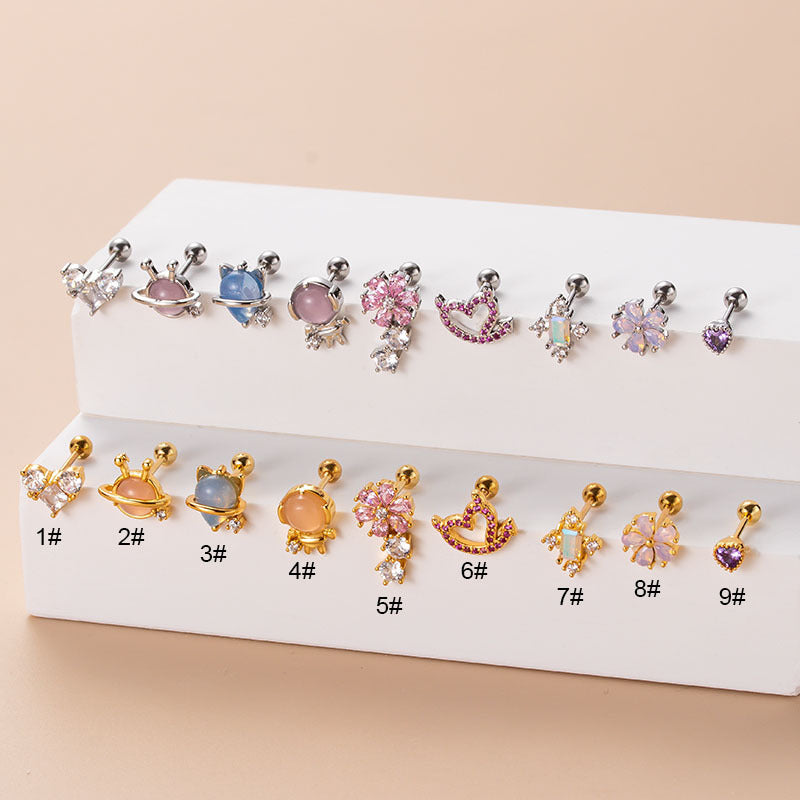 cartilage earrings, piercing jewelry, cartilage piercing, body jewelry, helix piercing, helix earrings, tragus piercing, birthday gifts for her, birthday gift ideas, birthday gift ideas for her