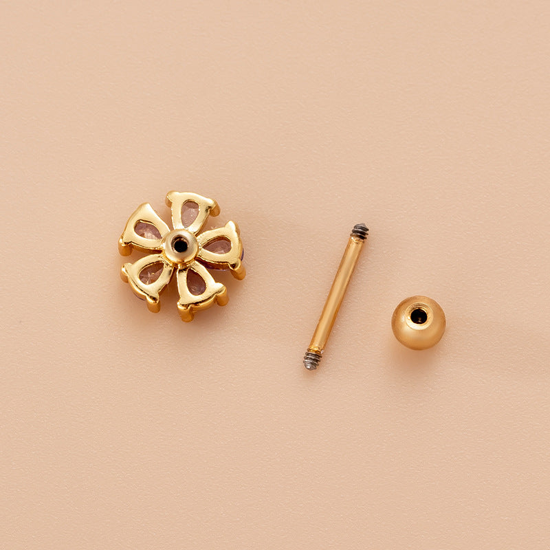 20G Fruits Cartilage Hypoallergenic Conch Stud Helix Stud
