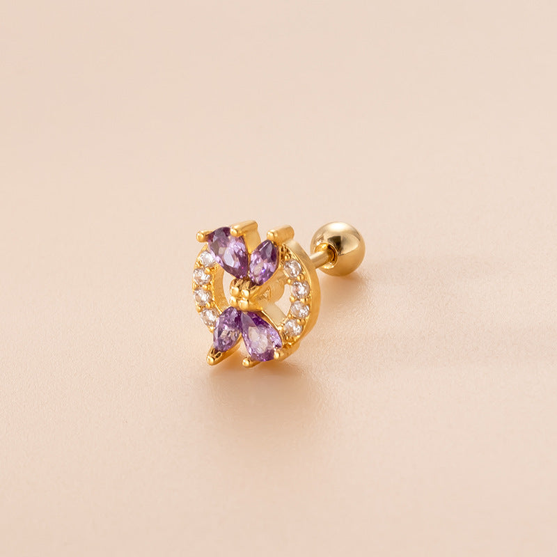 20G Fruits Cartilage Hypoallergenic Conch Stud Helix Stud