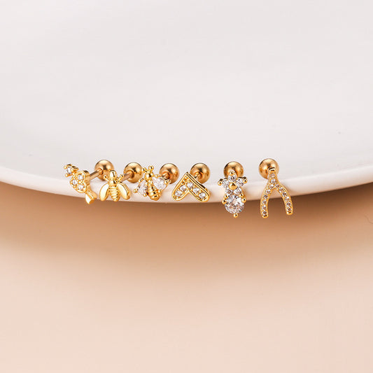 cartilage earrings, piercing jewelry, cartilage piercing, body jewelry, helix piercing, helix earrings, tragus piercing