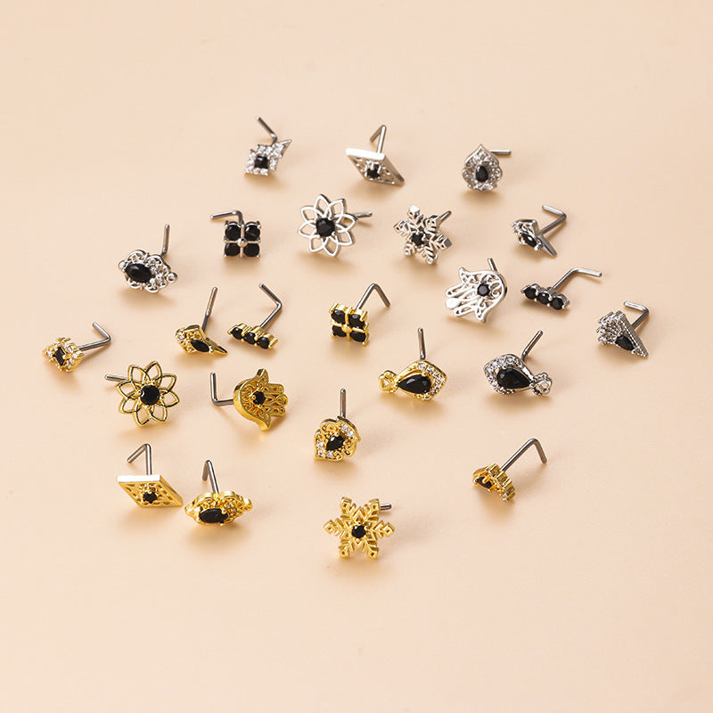 20G Hamsha Straight Nosescrew