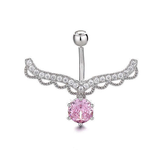 Dainty Antler Deer Belly Ring