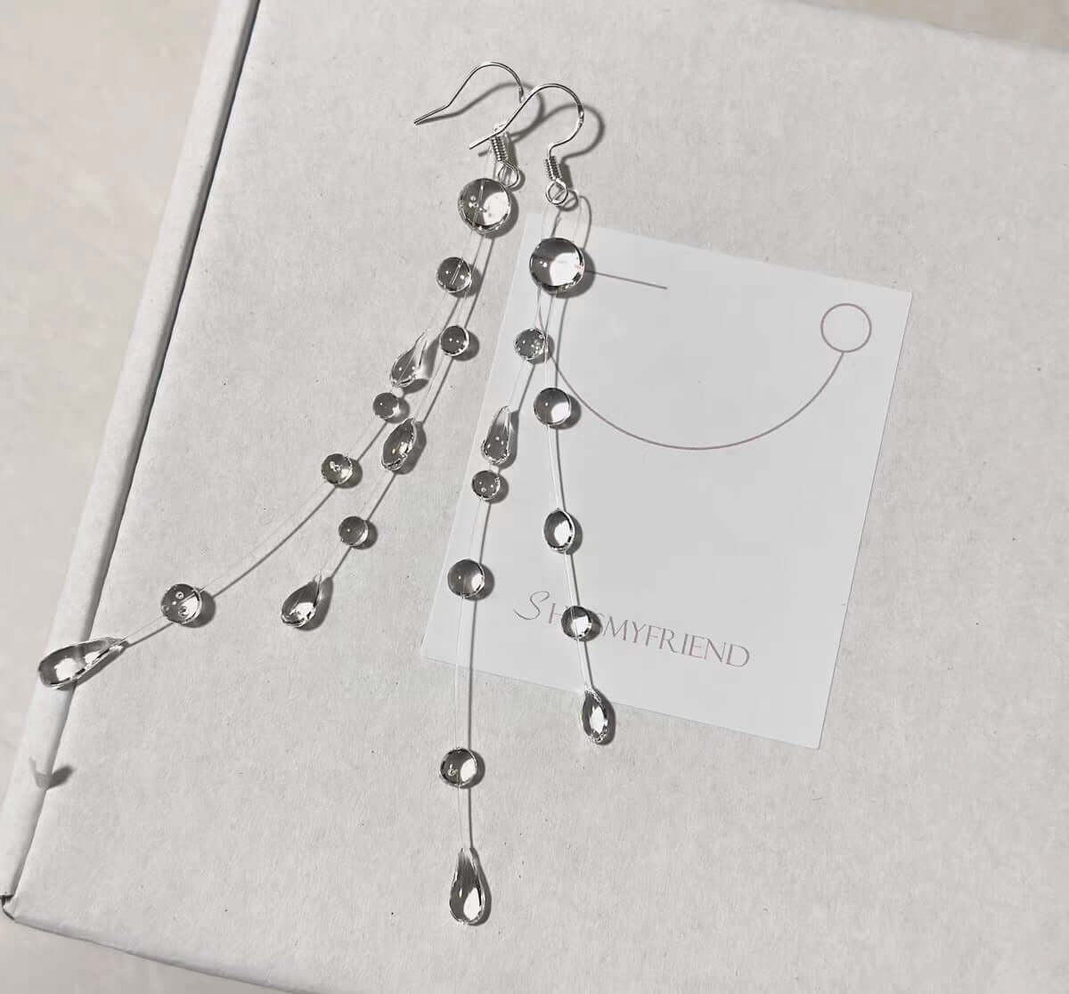 Fairy Transparent Dewdrop Earrings