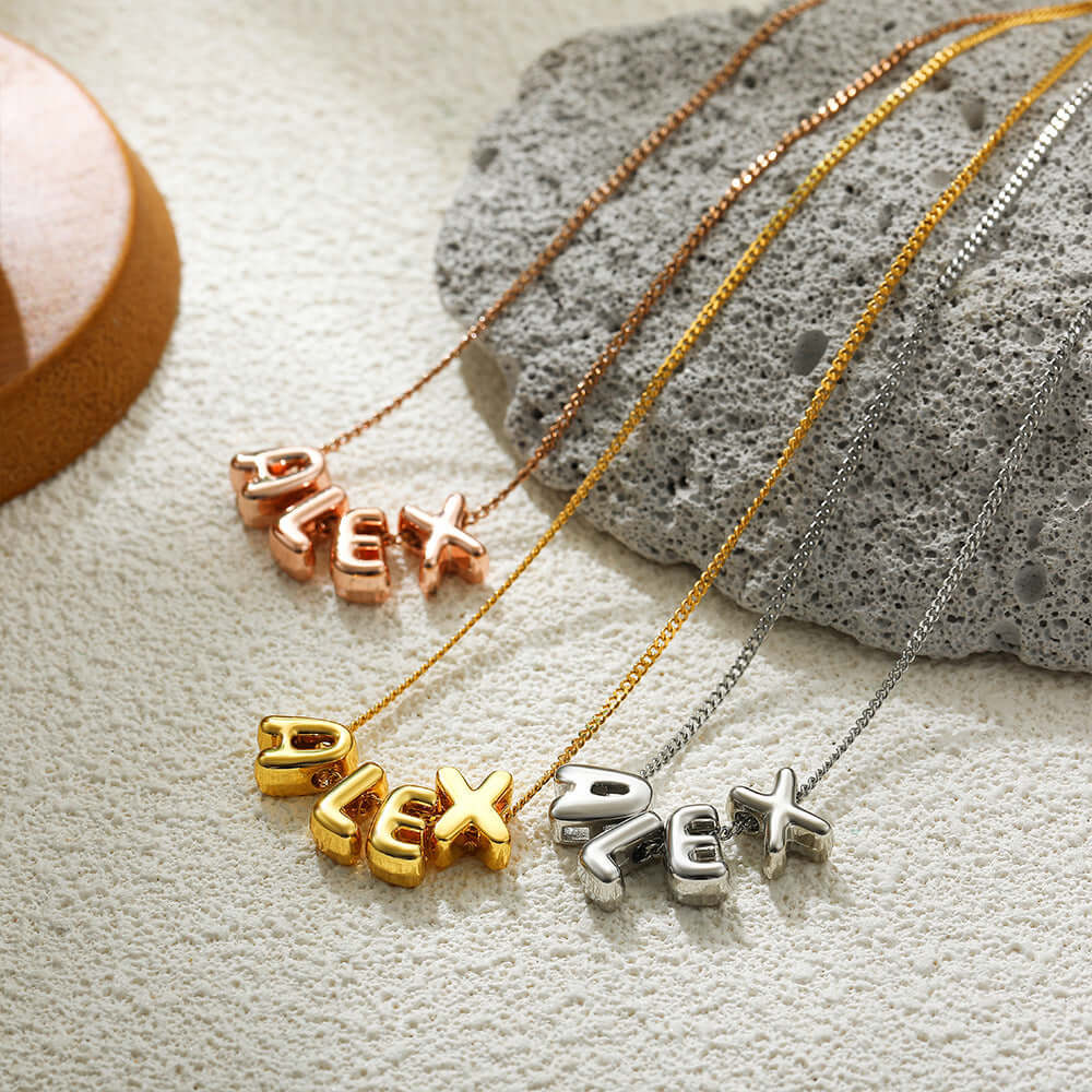 DIY Custom Name Initial Necklace