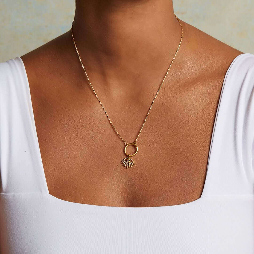 Evil Eye Pendant Spiritual Necklace