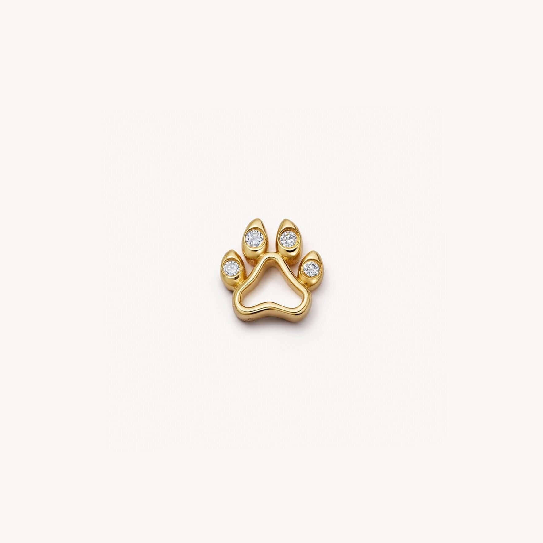 Footprint Locket Necklace Charm