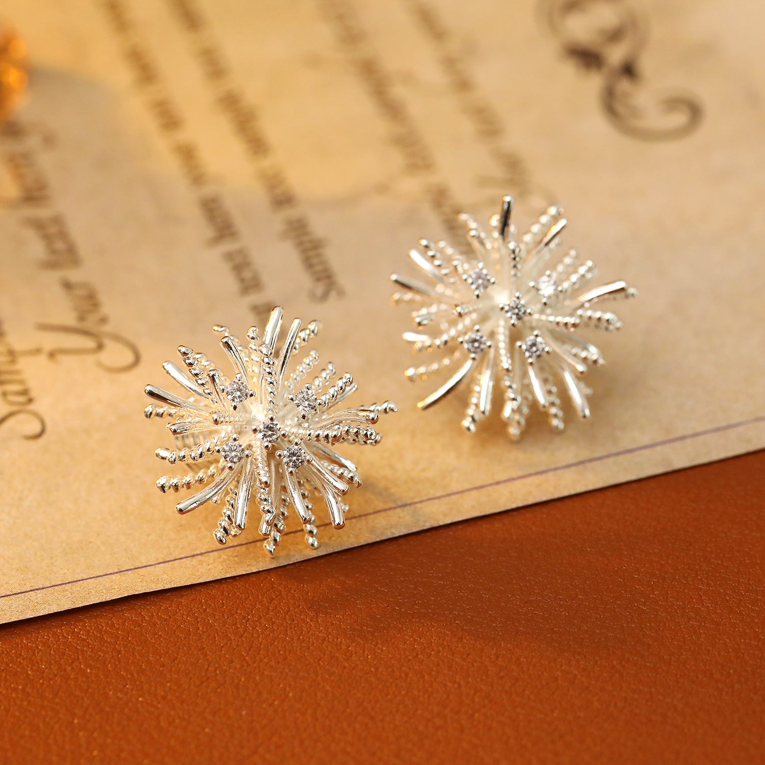 Starburst Fireworks Stud Earrings