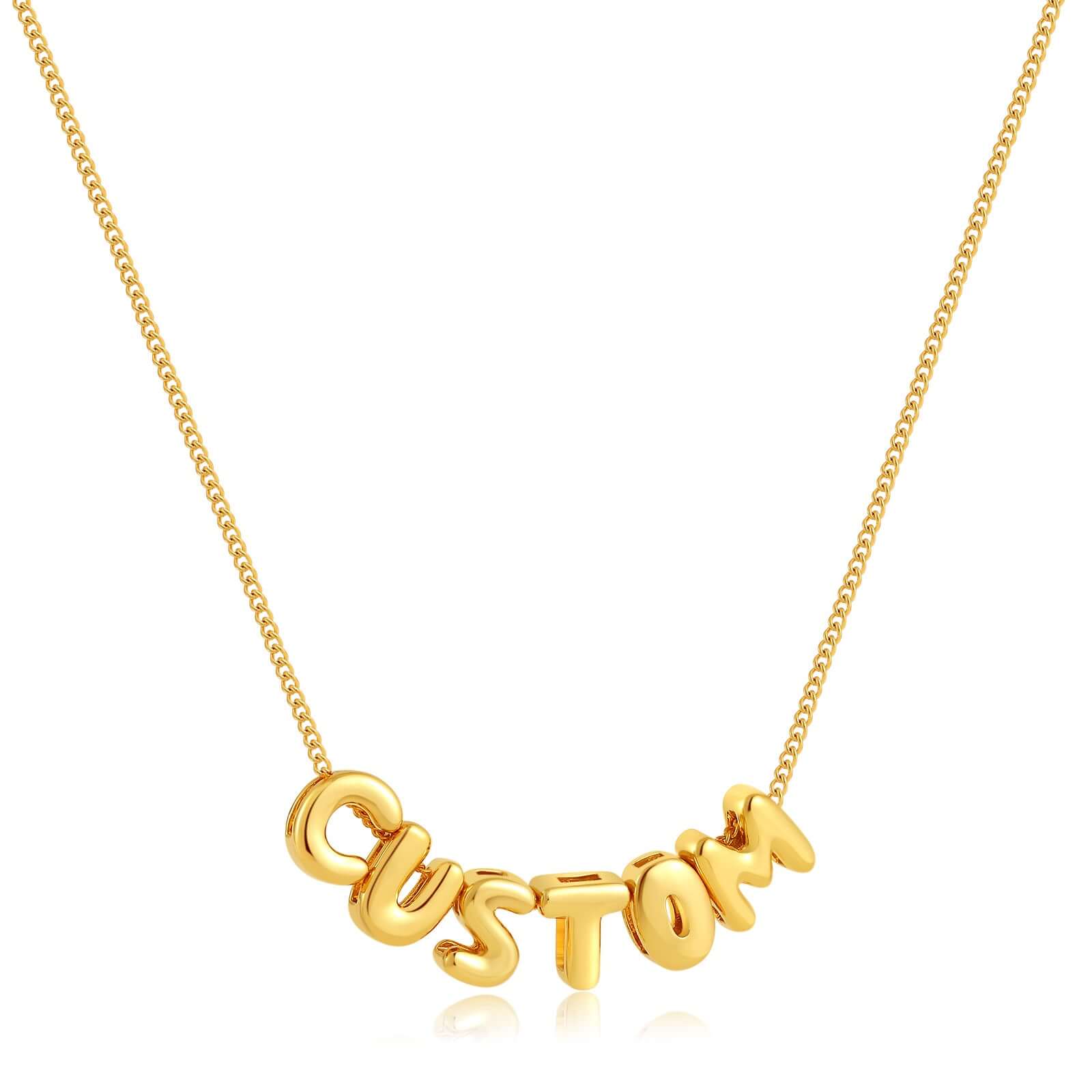 DIY Custom Name Initial Necklace