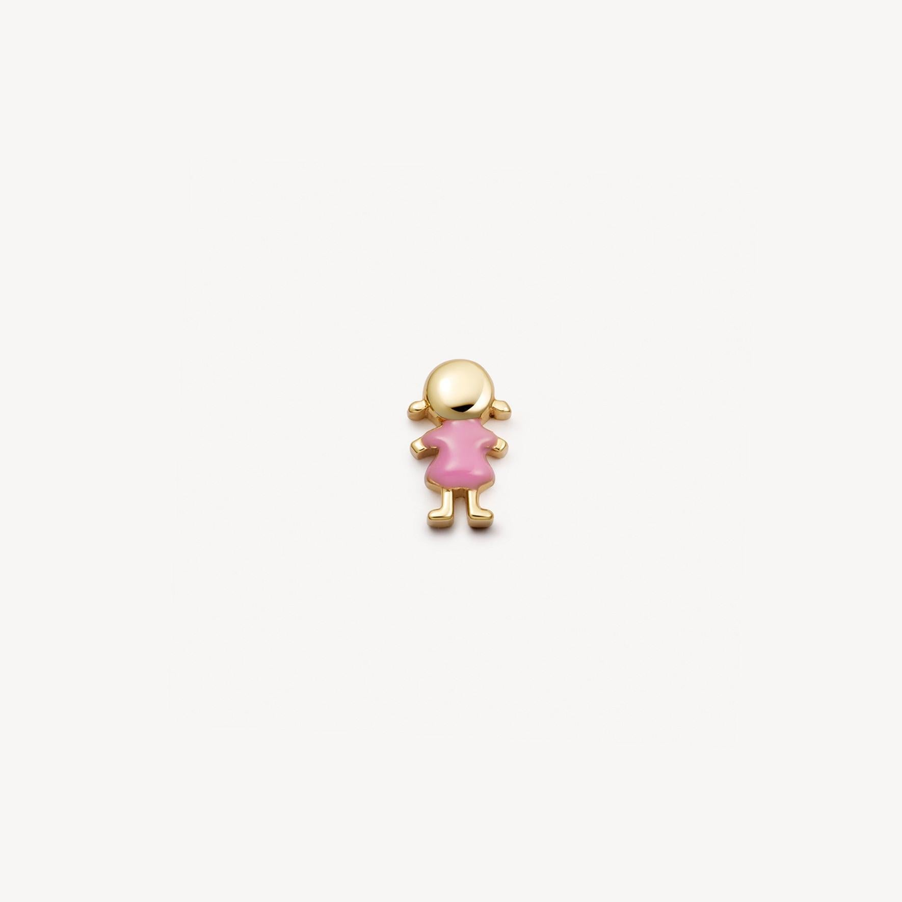 Little Girl Locket Necklace Charm