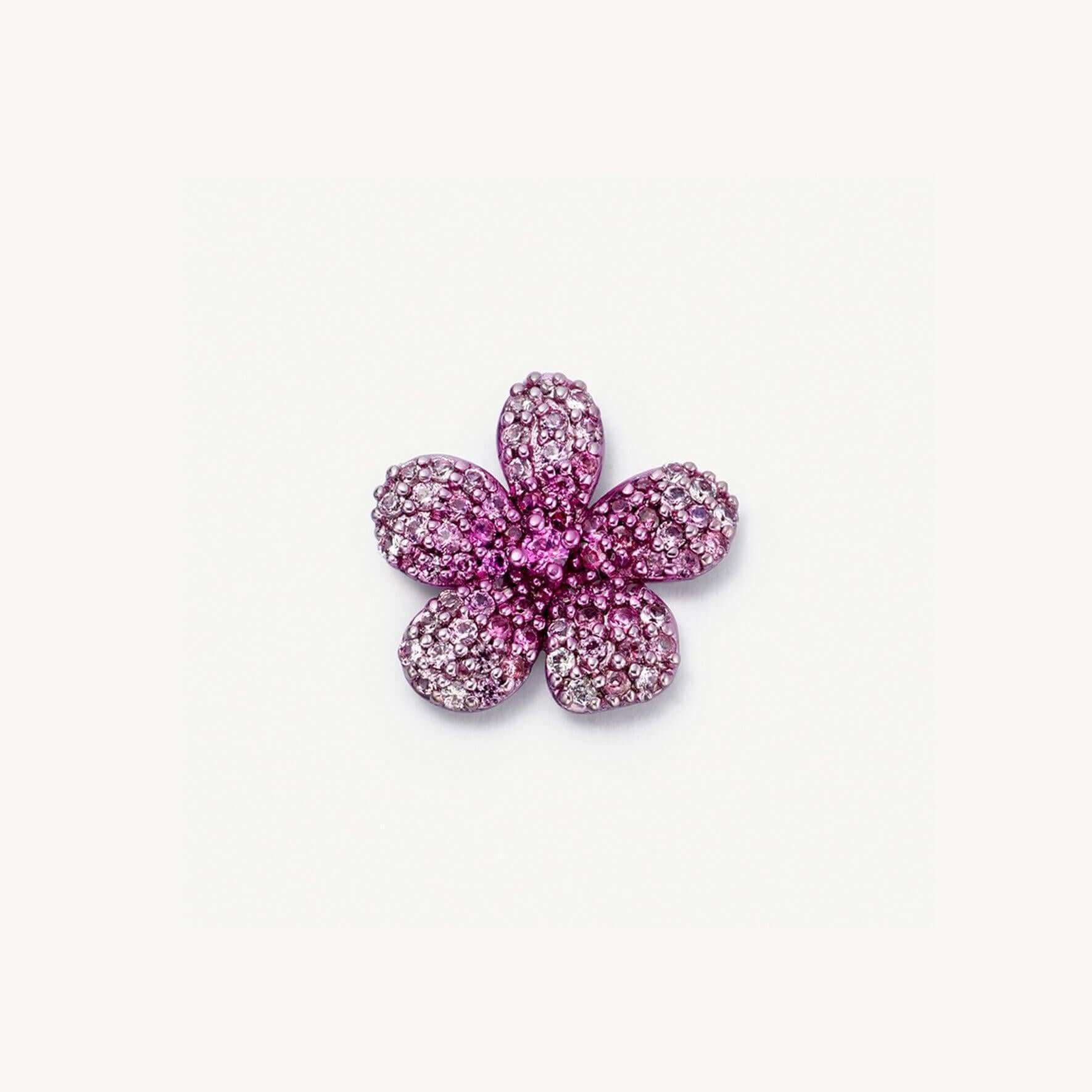 Flower Locket Necklace Charm