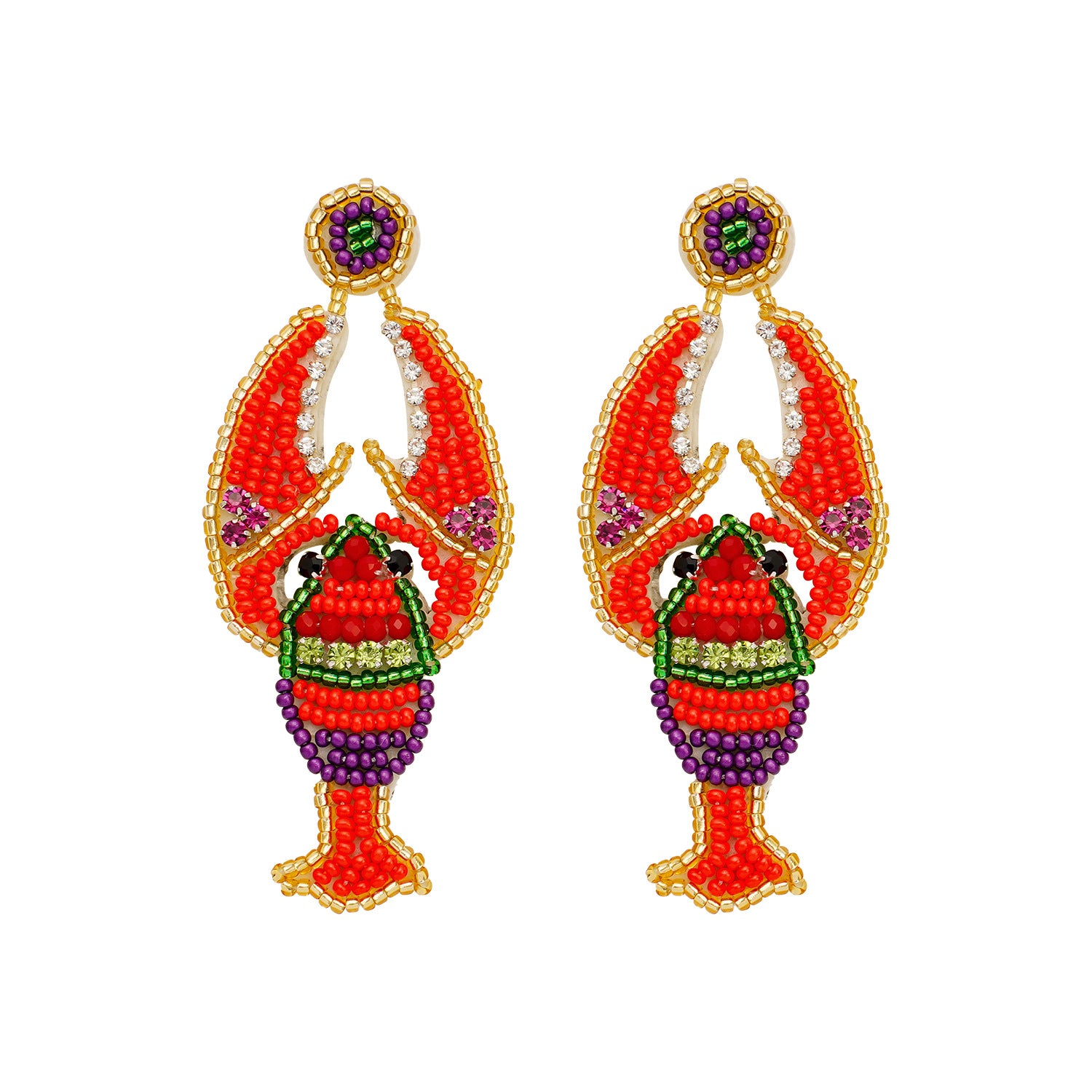 Jellyfish Tassel Bead Earrings | E9249
