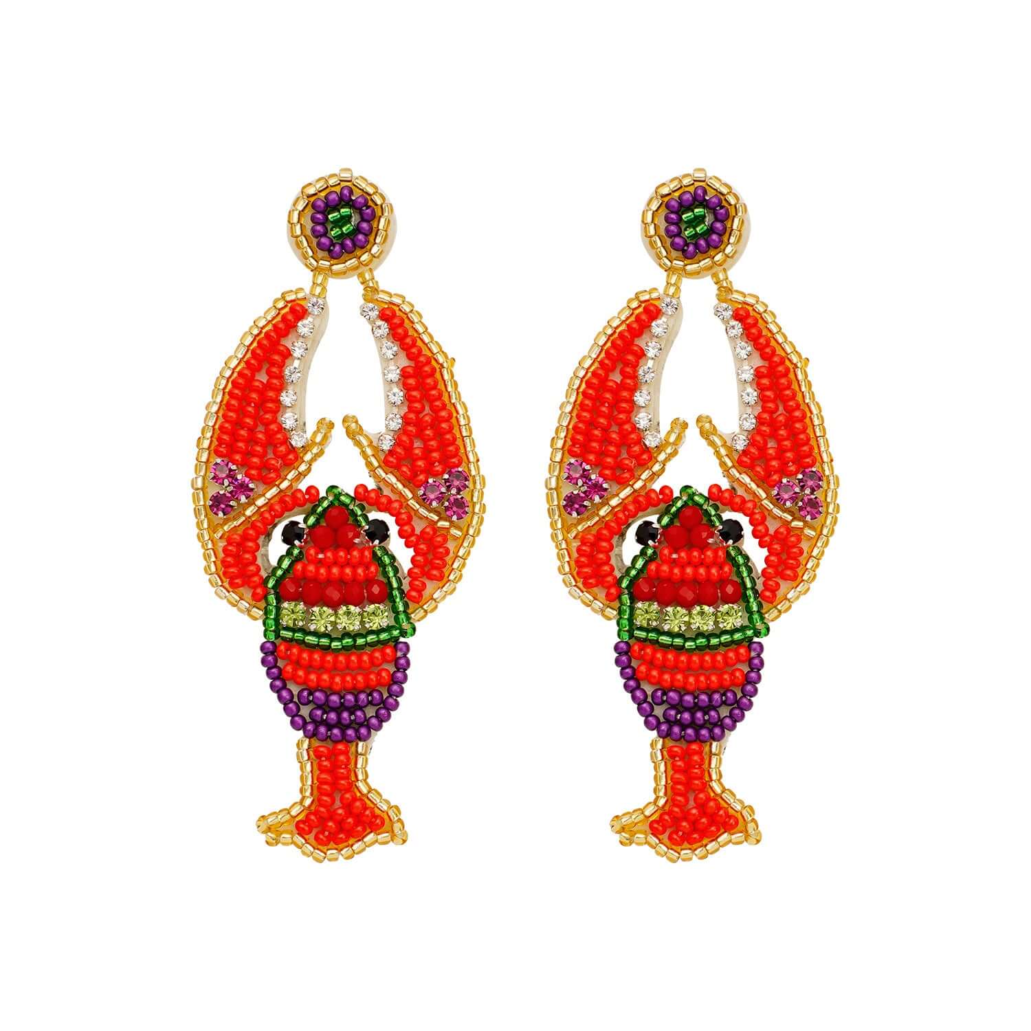 Jellyfish Tassel Bead Earrings | E9249