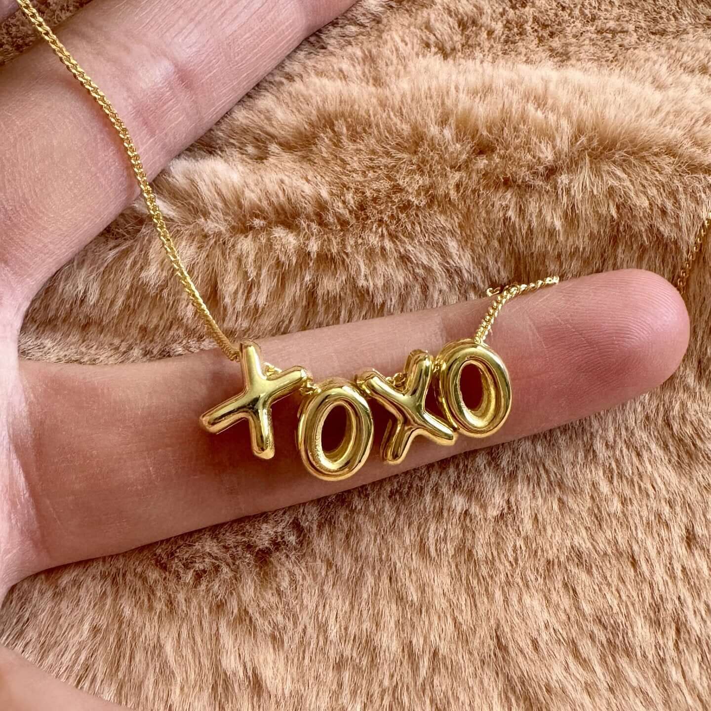 DIY Custom Name Initial Necklace Gold