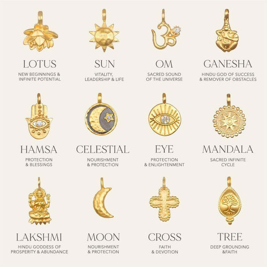 Ganesha Elephant Lotus Pendant Spiritual Necklace