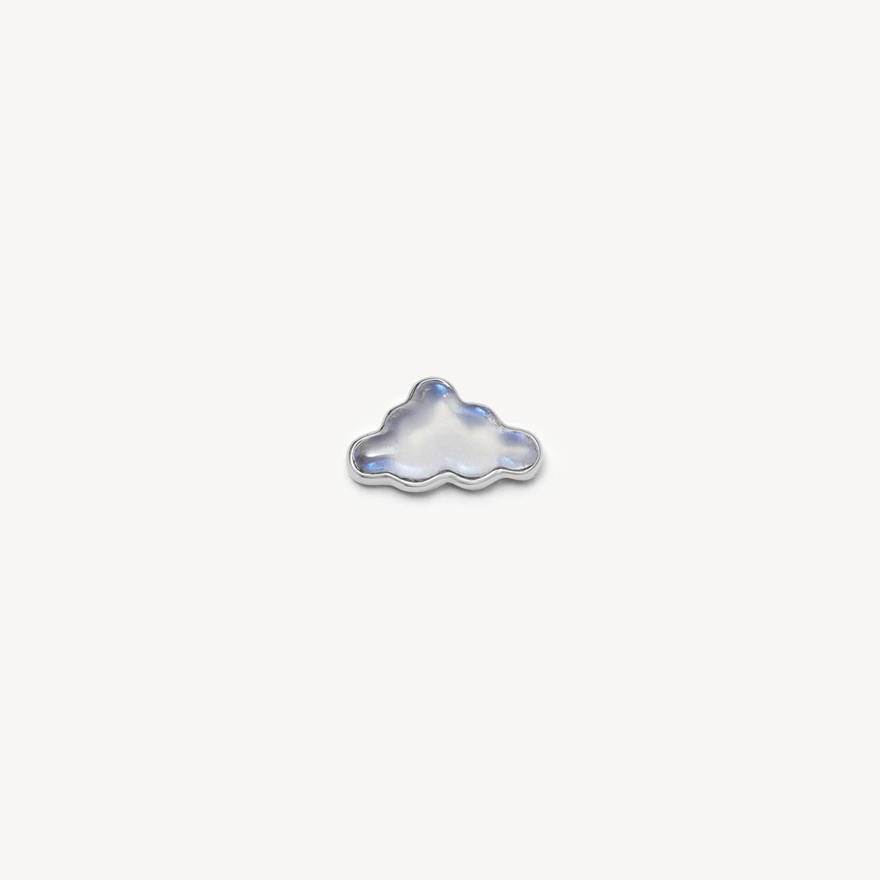Cloud Locket Necklace Charm