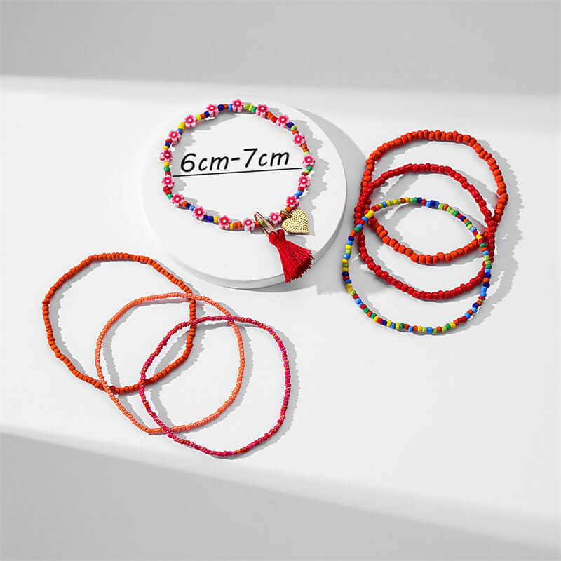 Dopamine Summer beach Layering Anklet