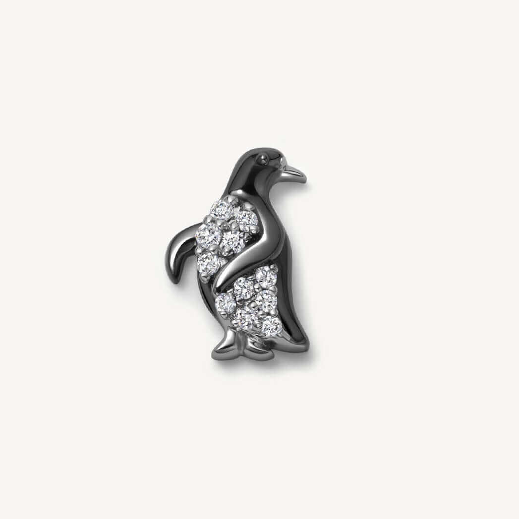 Penguin Locket Necklace Charm