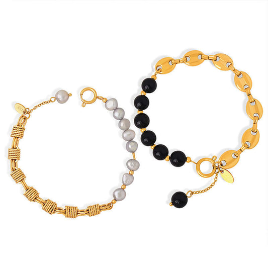 Pearl Bracelet Agate Bracelet