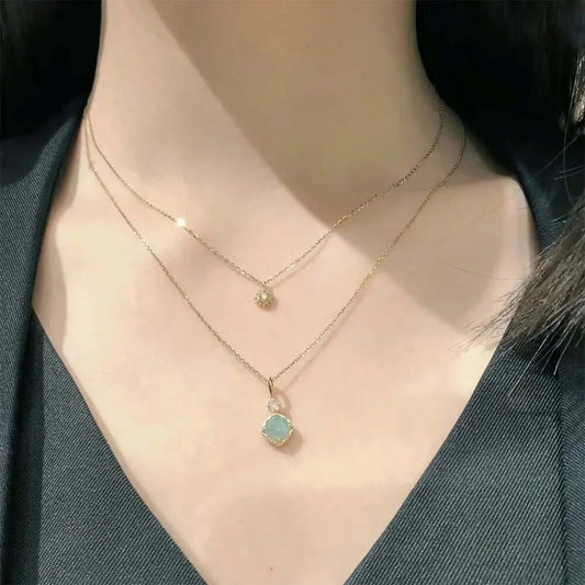 925 Sterling Silver Labradorite Pendant Necklace | HJZB-422N