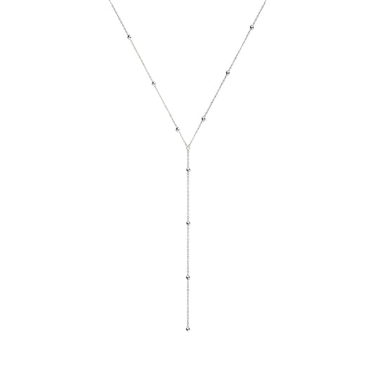 Dainty Satellite Lariat Chain Y Necklace
