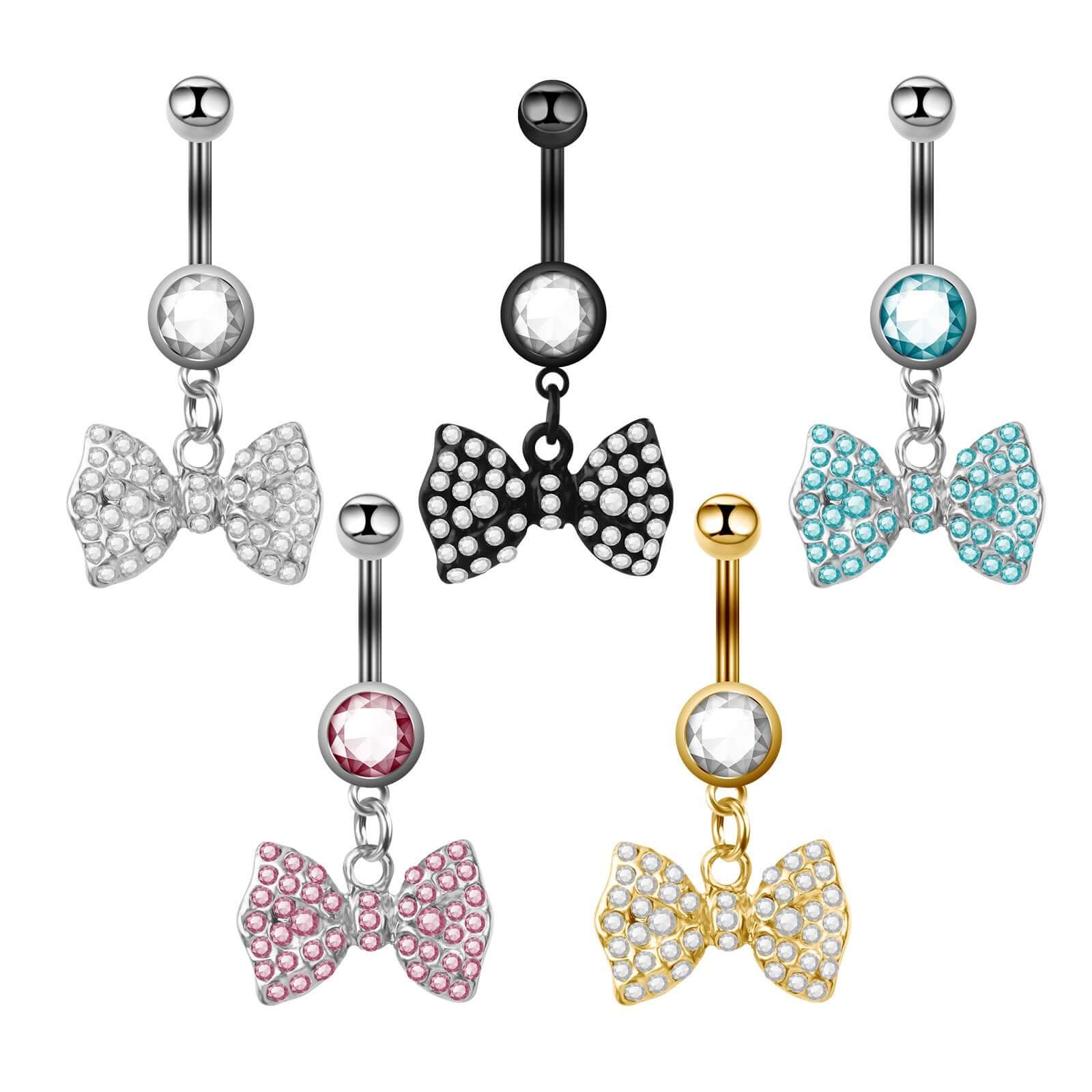 belly ring, belly piercing, belly button piercing, belly button rings, bowknot belly ring, ribbon jewelry